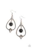 Paparazzi "Rocky Mountain Royalty" Black Earrings Paparazzi Jewelry