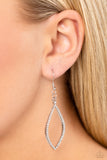 Paparazzi "Twinkly Treat" White Earrings Paparazzi Jewelry