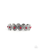 Paparazzi "Welcome to the Color Wheel" Red Bracelet Paparazzi Jewelry