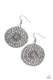 Paparazzi "Rolling Radiance" White Earrings Paparazzi Jewelry