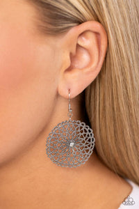 Paparazzi "Rolling Radiance" White Earrings Paparazzi Jewelry