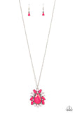 Paparazzi "Indie Icon" Pink Necklace & Earring Set Paparazzi Jewelry