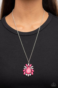 Paparazzi "Indie Icon" Pink Necklace & Earring Set Paparazzi Jewelry