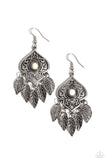 Paparazzi "Desert Canopy" White Earrings Paparazzi Jewelry