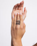 Paparazzi "Industrial Intersection" Silver Ring Paparazzi Jewelry