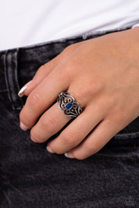 Paparazzi "Beautifully BEAD-azzled" Blue Ring Paparazzi Jewelry