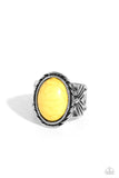 Paparazzi "Earthen-WEAR" Yellow Ring Paparazzi Jewelry