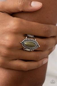 Paparazzi "Mojave Metro" Green Ring Paparazzi Jewelry