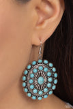 Paparazzi "Bohemian Badlands" Blue Earrings Paparazzi Jewelry