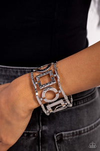 Paparazzi "Framed and Fabulous" Brown Bracelet Paparazzi Jewelry