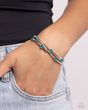 Paparazzi "Slammin Sparkle" Blue Bracelet Paparazzi Jewelry