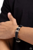 Paparazzi "Hardware Hustle" Black Mens Urban Bracelet Unisex Paparazzi Jewelry