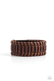 Paparazzi "Western WRAP-ture" Brown Urban Bracelet Unisex Paparazzi Jewelry