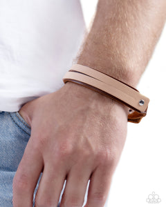 Paparazzi "Terra Traveler" Brown Urban Bracelet Unisex Paparazzi Jewelry