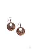 Paparazzi "Western Beau" Copper Earrings Paparazzi Jewelry