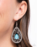 Paparazzi "Cloud Nine Couture" Blue Earrings Paparazzi Jewelry