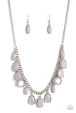 Paparazzi "Fairytale Fortuity" Silver Necklace & Earring Set Paparazzi Jewelry