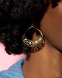 Paparazzi "Island Ambrosia" Brass Earrings Paparazzi Jewelry