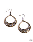 Paparazzi "Island Ambrosia" Brass Earrings Paparazzi Jewelry