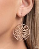 Paparazzi "Garden Allure" Rose Gold Earrings Paparazzi Jewelry