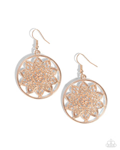 Paparazzi "Garden Allure" Rose Gold Earrings Paparazzi Jewelry