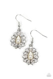 Paparazzi "Extroverted Elegance" White Earrings Paparazzi Jewelry