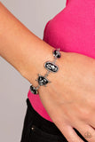 Paparazzi "Speckled Shimmer" Black Bracelet Paparazzi Jewelry