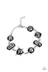 Paparazzi "Speckled Shimmer" Black Bracelet Paparazzi Jewelry