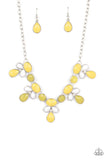 Paparazzi "Midsummer Meadow" Yellow Necklace & Earring Set Paparazzi Jewelry