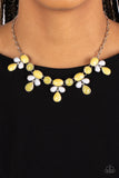 Paparazzi "Midsummer Meadow" Yellow Necklace & Earring Set Paparazzi Jewelry