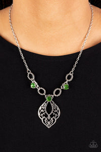 Paparazzi "Contemporary Connections" Green Necklace & Earring Set (Copy) Paparazzi Jewelry