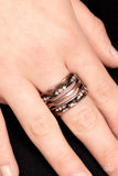 Paparazzi "Unexpected Treasure" Copper Ring Paparazzi Jewelry