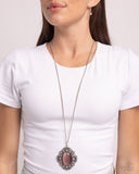 Paparazzi "Dream Board Dazzle" Purple Necklace & Earring Set Paparazzi Jewelry