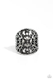 Paparazzi "Transfixed Treasure" Silver Ring Paparazzi Jewelry