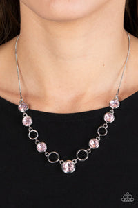 Paparazzi "Elegantly Elite" Pink Necklace & Earring Set Paparazzi Jewelry