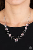 Paparazzi "Elegantly Elite" Pink Necklace & Earring Set Paparazzi Jewelry