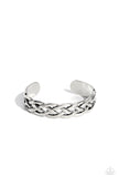 Paparazzi "Celtic Cuff" Silver Men's Bracelet Paparazzi Jewelry