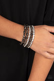 Paparazzi "Top Notch Twinkle" Black Bracelet Paparazzi Jewelry
