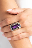 Paparazzi "Radiant Rhinestones" Purple Ring Paparazzi Jewelry