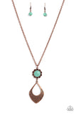 Paparazzi "Stone TOLL" Copper Necklace & Earring Set Paparazzi Jewelry