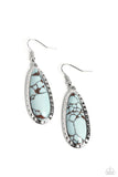 Paparazzi "TEARDROP-Dead Dynasty" Blue Earrings Paparazzi Jewelry