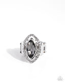 Paparazzi Marquise Majesty" Silver Ring Paparazzi Jewelry