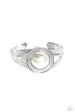 Paparazzi "Put On Your GLITZ" White Bracelet Paparazzi Jewelry