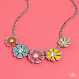 Paparazzi "Playful Posies" Multi Exclusive Necklace & Earring Set Paparazzi Jewelry