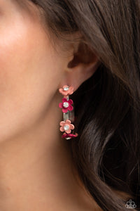 Paparazzi "Strictly Springtime" Orange Post Earrings Paparazzi Jewelry