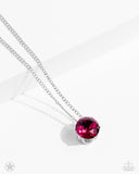 Paparazzi "What A Gem" Pink Necklace & Earring Set Paparazzi Jewelry
