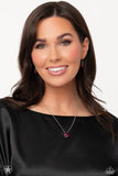 Paparazzi "What A Gem" Pink Necklace & Earring Set Paparazzi Jewelry