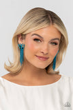 Paparazzi "Billowing Butterflies" Blue Exclusive Earrings Paparazzi Jewelry