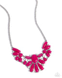 Paparazzi "Dazzling Diadem" Pink Necklace & Earring Set Paparazzi Jewelry