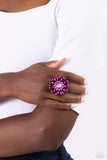 Paparazzi "Pearl Talk" Purple Ring Paparazzi Jewelry